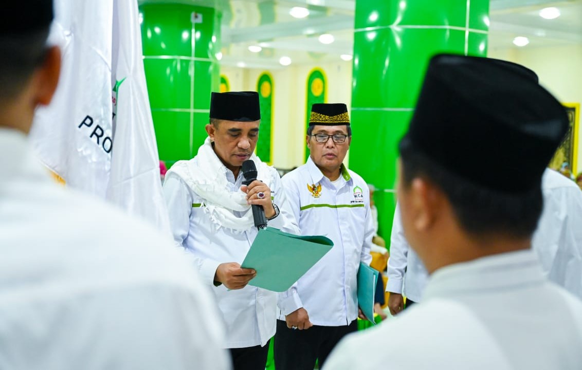 Gubernur Sulteng Lantik Pengurus MCMI Buol, Jadikan Masjid Pusat Pembinaan Umat