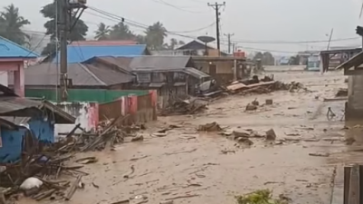 Banjir Bandang Terjang Desa Wombo Kalonggo di Donggala, Dua Warga Dilaporkan Hilang