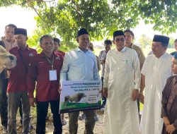 Pemda Parigi Moutong Salurkan Sapi Kurban Presiden di Kecamatan Tinombo Selatan