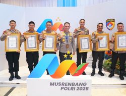 Lima Kapolres Jajaran Polda Sulteng Terima Penghargaan di Musrenbang Polri