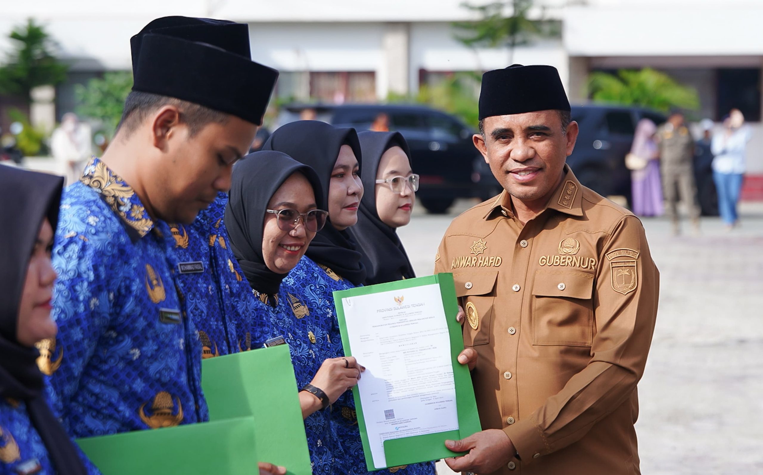 2.402 P3K Dilingkup Pemprov Sulteng Terima SK