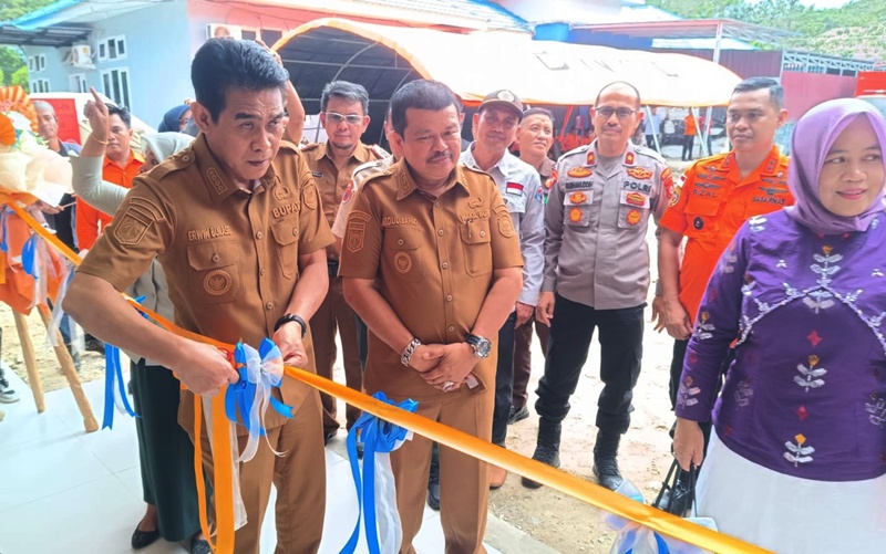 Bupati Parigi Moutong Sebut Peresmian Gedung Pusdalops BPBD Wujud Komitmen Penanggulangan Bencana Terpadu