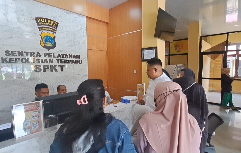 Tujuh Member OMC Melapor ke Polres Parigi Moutong