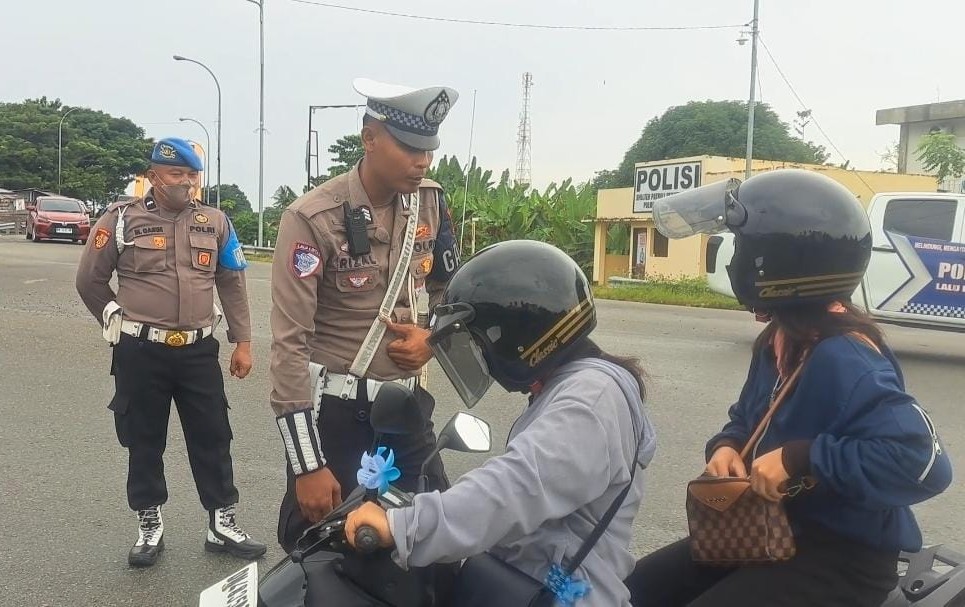 Jumlah Pelanggar Meningkat di Hari ke Tiga Operasi Patuh Tinombala Satlantats Polres Parigi Moutong