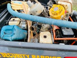 Polisi Sita Delapan Mesin saat Penertiban PETI di Tinombo Selatan