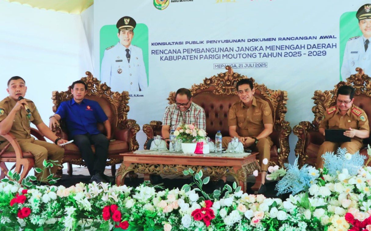 Konsultasi Publik Dibuka, Bupati Parigi Moutong Tegaskan RPJMD Bukan Sekadar Dokumen