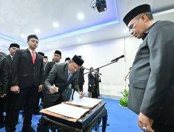 Pesan Gubernur Sulteng ke Pejabat Baru Usai Dilantik: Jaga Amanah dengan Baik