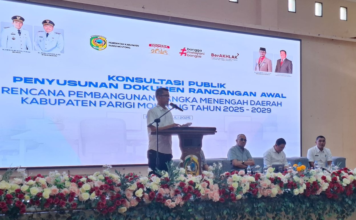 Bappelitbangda Parigi Moutong Jaring Isu Strategis Pembangunan Lewat Konsultasi Publik RPJMD 2025-2029