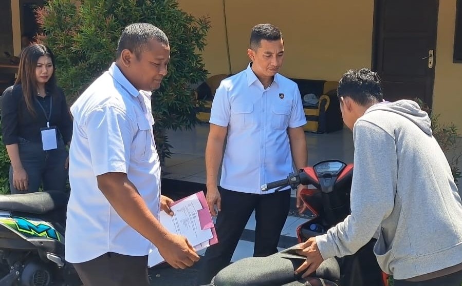 Polres Parigi Moutong Kembalikan Dua Motor Hasil Curanmor