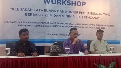 Sulteng Fokus Pengelolaan Lanskap Pengurangan Risiko Bencana Alam