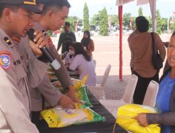 Kolaborasi Polda Sulteng dan Bulog Gelar Gerakan Pangan Murah, Bantu Stabilkan Harga Beras