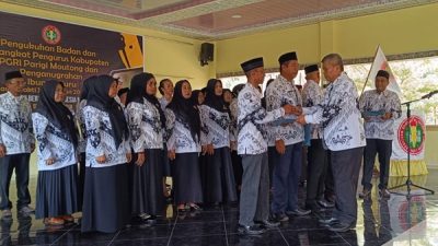 Pengurus PGRI Parigi Moutong Periode 2025-2030 Dikukuhkan