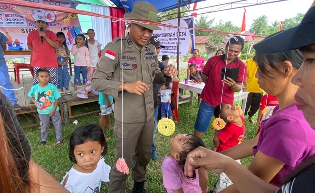 Lomba Peringatan HUT RI Satgas Madago Raya di Poso Upaya Ciptakan Semangat Kemerdekaan
