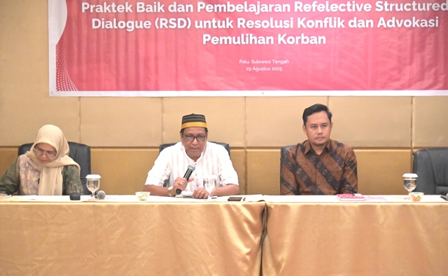Pemprov Sulteng Dukung Pendekatan RSD untuk Penyelesaian Konflik Sosial