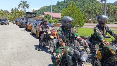 Patroli Skala Besar TNI-Polri di Parigi Moutong