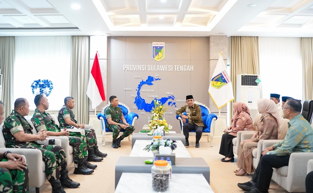 TNI dan Pemprov Sulteng Sepakat Perkuat Pertanian dan Kendalikan Inflasi