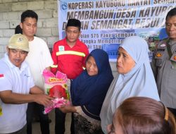 Koperasi Kayuboko Rakyat Sejahtera Peduli Bagikan 575 Paket Sembako ke Masyarakat
