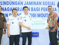 13.900 Pekerja Rentan di Parigi Moutong Resmi Tercover Jamsostek