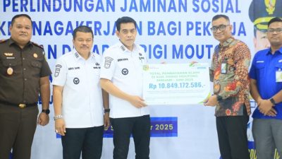 13.900 Pekerja Rentan di Parigi Moutong Resmi Tercover Jamsostek