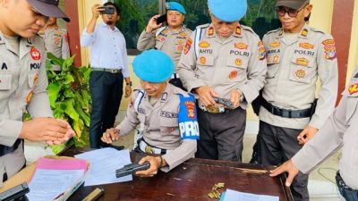 Polres Parigi Moutong Perketat Pengawasan Senjata Api Personel