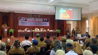 Pemda Parigi Moutong Sosialisasikan Kebijakan Anti Korupsi, Fokus ASN dan Pengambil Kebijakan