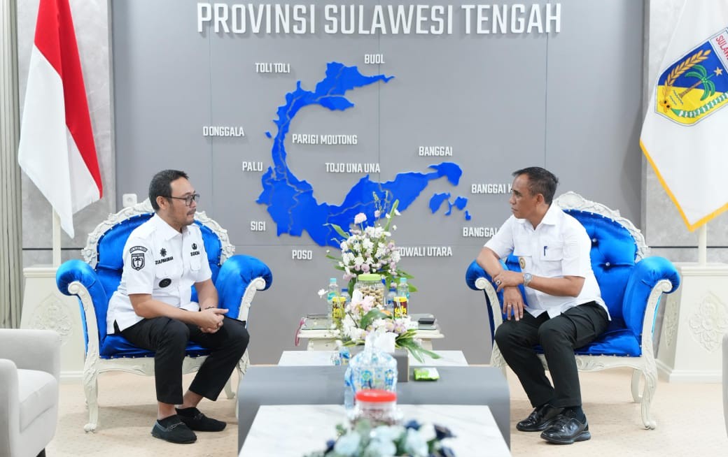 Temui Gubernur Sulteng, Sekda Parigi Moutong Paparkan Dua Agenda Prioritas