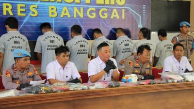 Polres Banggai Ungkap 77 Kasus Narkoba Sepanjang 2025
