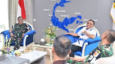 Pertemuan Gubernur Sulteng dan Danpuspomad Bahas Penguatan Kerja Sama Keamanan Daerah