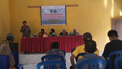 Polsek Tomini Bangun Kesadaran Kolektif Bahaya Narkoba Lewat Edukasi Warga