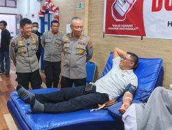 Semarak Gelaran Donor Darah Bertajuk Polri Humanis Polda Sulteng