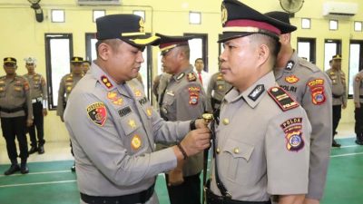 Rotasi Jabatan di Jajaran Polres Parigi Moutong, Kapolsek Tomini Resmi Berganti