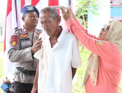 Rayakan HUT ke-75, Polairud Polres Parigi Moutong Gelar Bakti Sosial dan Pelayanan Kesehatan Gratis