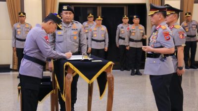 Kapolri Lantik Irjen Pol Endi Sutendi sebagai Kapolda Sulteng Gantikan Irjen Pol Agus Nugroho