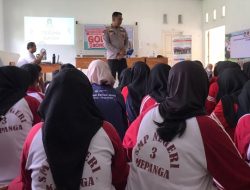 Cegah Kekerasan di Sekolah, Polisi dan Forum Anak Edukasi Siswa SMP di Parigi Moutong