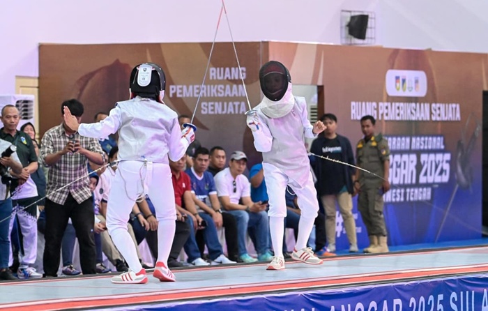 16 Provinsi Ikut Ramaikan Kejurnas Anggar 2025 di Palu