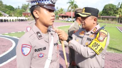 Operasi Zebra 2025, Kapolres Parigi Moutong Tekankan Integritas dan Profesionalisme