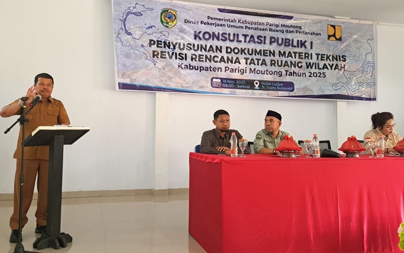 Perkuat Arah Pembangunan Daerah, Pemda Parigi Moutong Percepat Revisi RTRW