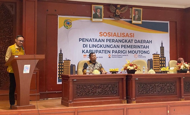 Pemda Parigi Moutong Sosialisasikan Kebijakan Penataan Perangkat Daerah
