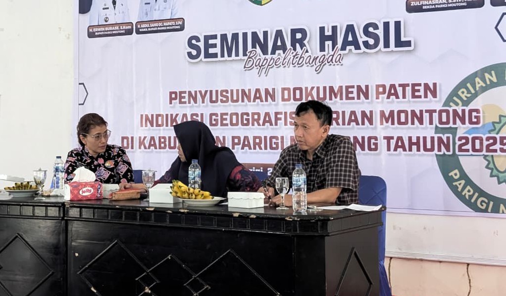 Seminar Indikasi Geografis Bappelitbangda Parigi Moutong Menjadi Ruang Kolaborasi Bahas Durian Montong
