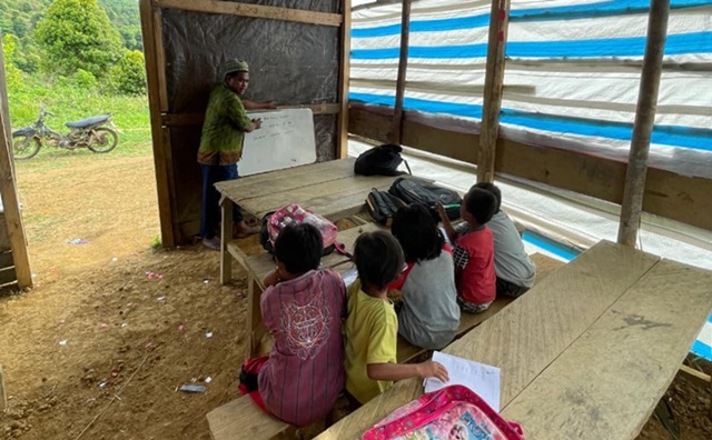 Amura Galang Dana Bangun Ulang SD Terpencil yang Nyaris Roboh di Pedalaman Parigi Moutong