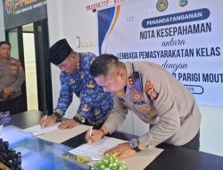 Polres Parigi Moutong dan Lapas Teken MoU Pengamanan Terpadu