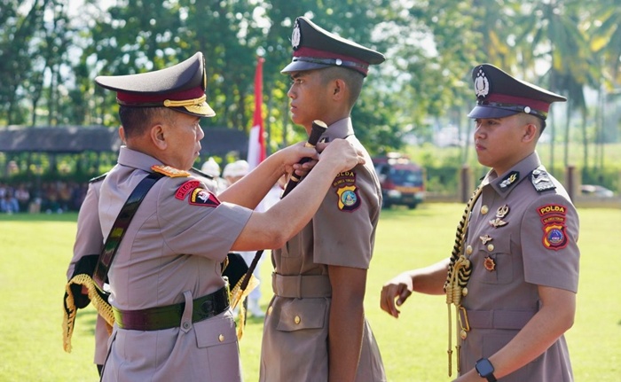 72 Bintara Polri Resmi Dilantik, Kapolda Sulteng Tekankan Integritas dan Profesionalisme