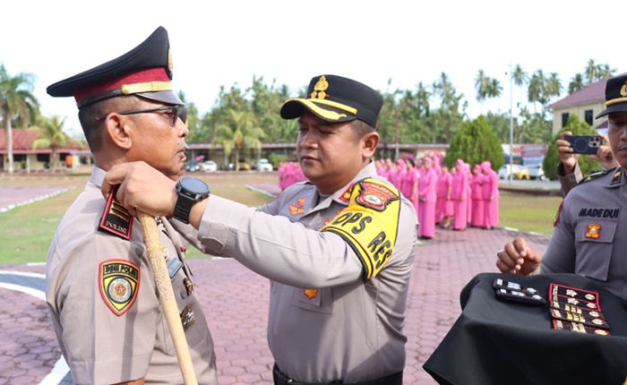 73 Personel Polres Parigi Moutong Terima Kenaikan Pangkat Awal 2026
