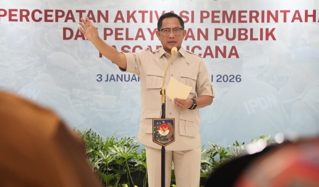 Mendagri Tugaskan Praja IPDN Bantu Pemulihan Pemerintahan Aceh Tamiang