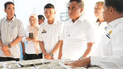 Gubernur Anwar Hafid Resmikan Dapur Makan Bergizi Gratis di Parigi Moutong