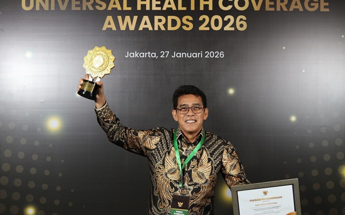 Pemkab Parigi Moutong Raih UHC Award 2026 Kategori Madya