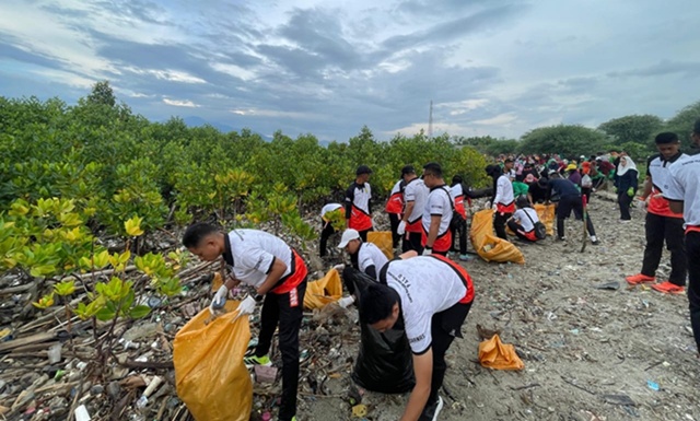 Jelang HPSN, Basarnas Palu Perkuat Kepedulian Lingkungan Pesisir