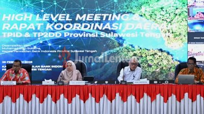 Rakorda TPID Sulteng Bahas Lonjakan Inflasi Jelang Lebaran