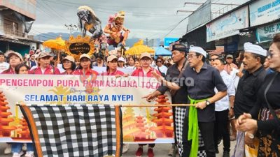 Hadiri Pawai Ogoh-Ogoh, Bupati Parigi Moutong Ajak Masyarakat Jaga Kerukunan