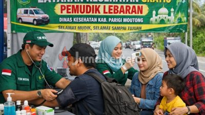 Gratis! Dinkes Parigi Moutong Sediakan Layanan Kesehatan bagi Pemudik Lebaran